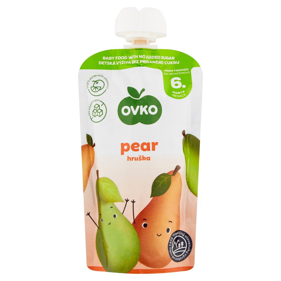 obrázok 1 z OVKO Bio dojčenská výživa hrušková 120 g