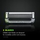 image 3 of Gillette Labs Men's Razor with Magnetic Stand Neon Night