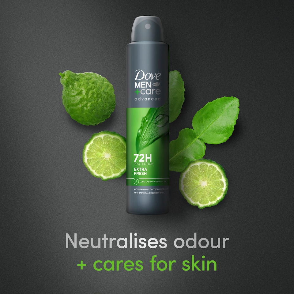 image 1 of Dove Men+Care Extra Fresh 72h Antiperspirant Deodorant 200ml