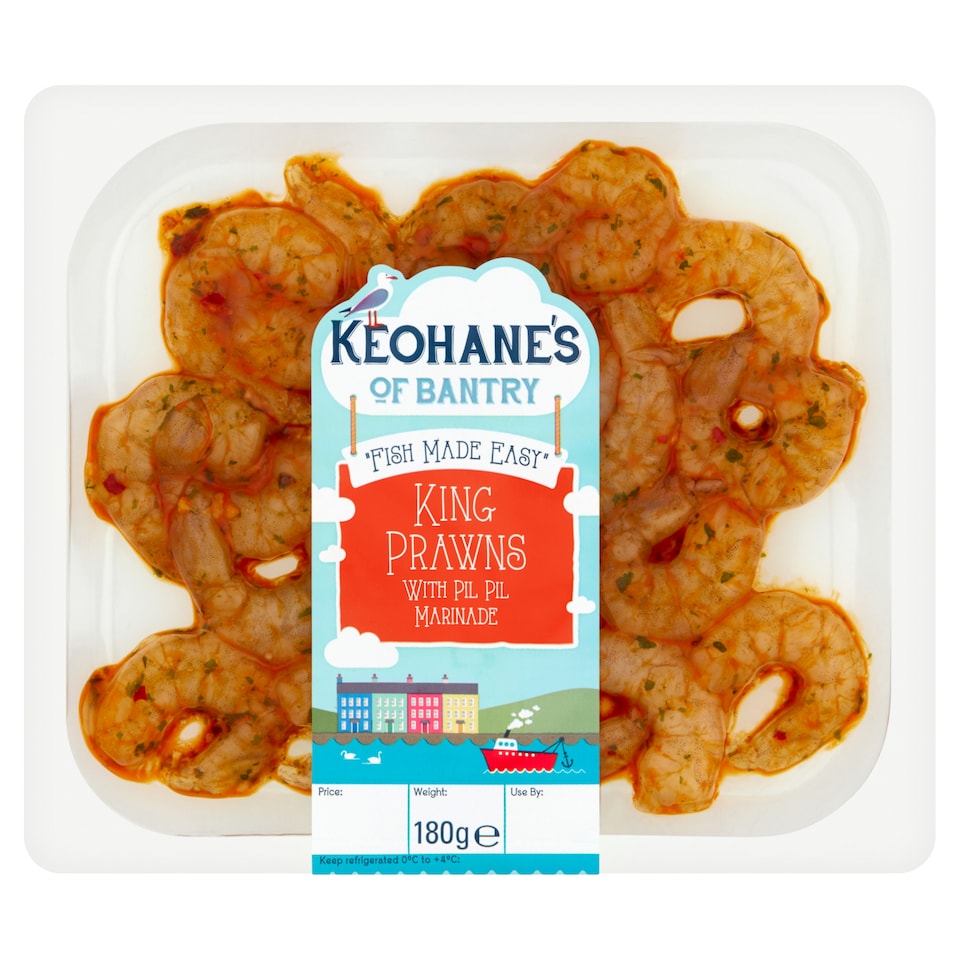 Keohanes Bantry Prawns Pil Pil Mariande 180G