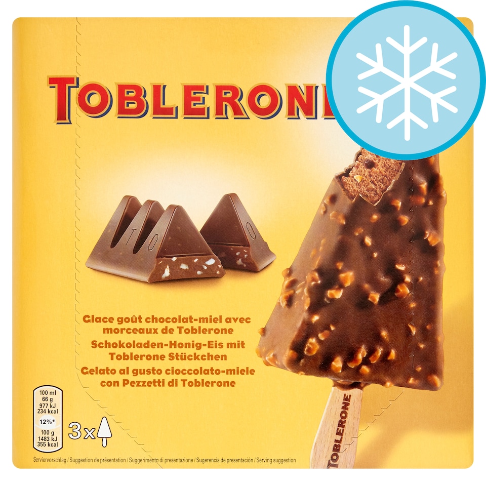 Mondelez Toblerone Stick Ice Cream 3X100ml