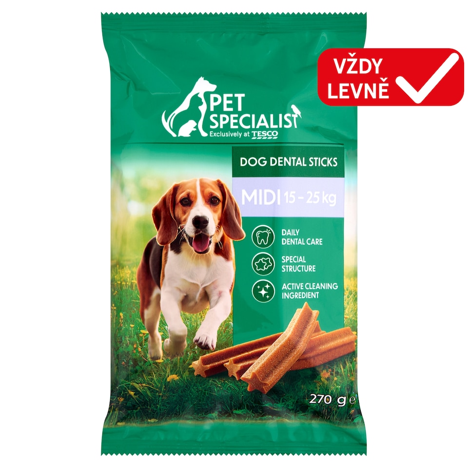 Pet Specialist Midi dentální tyčinky 270g