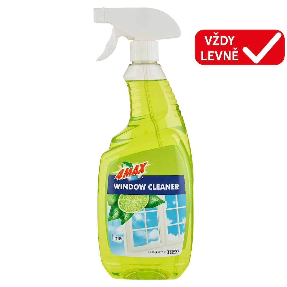 4MAX Lime čistící prostředek na okna 750ml