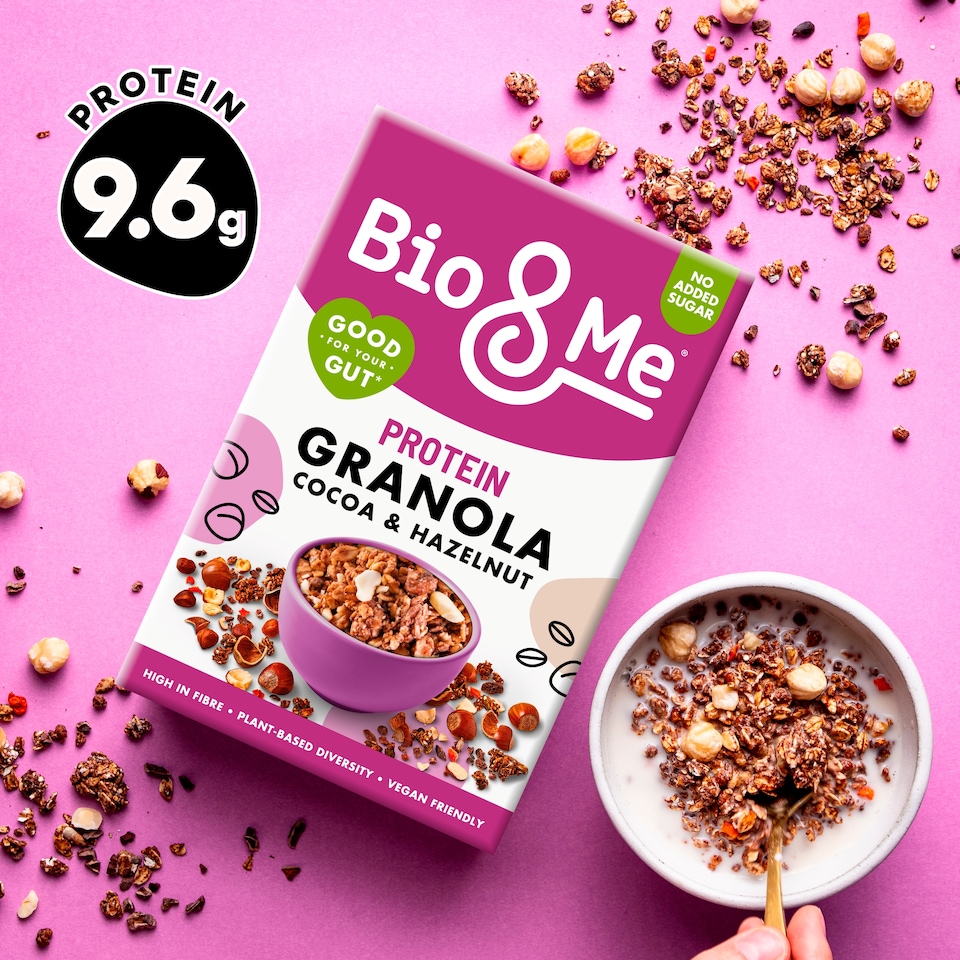 image 1 of Bio&Me Cocoa & Hazelnut Protein Granola 360g