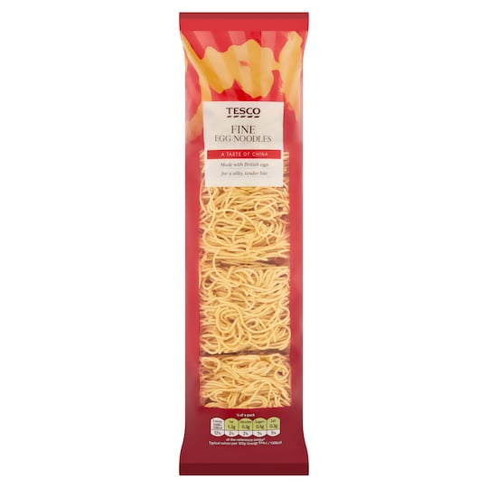 Tesco Fine Egg Noodles 250G Tesco Groceries