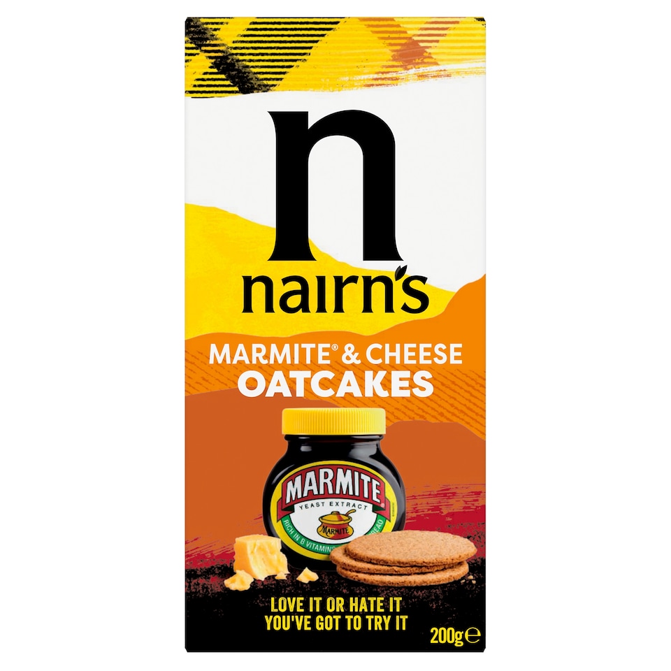 Nairn's  Marmite & Cheese Oatcakes 200g