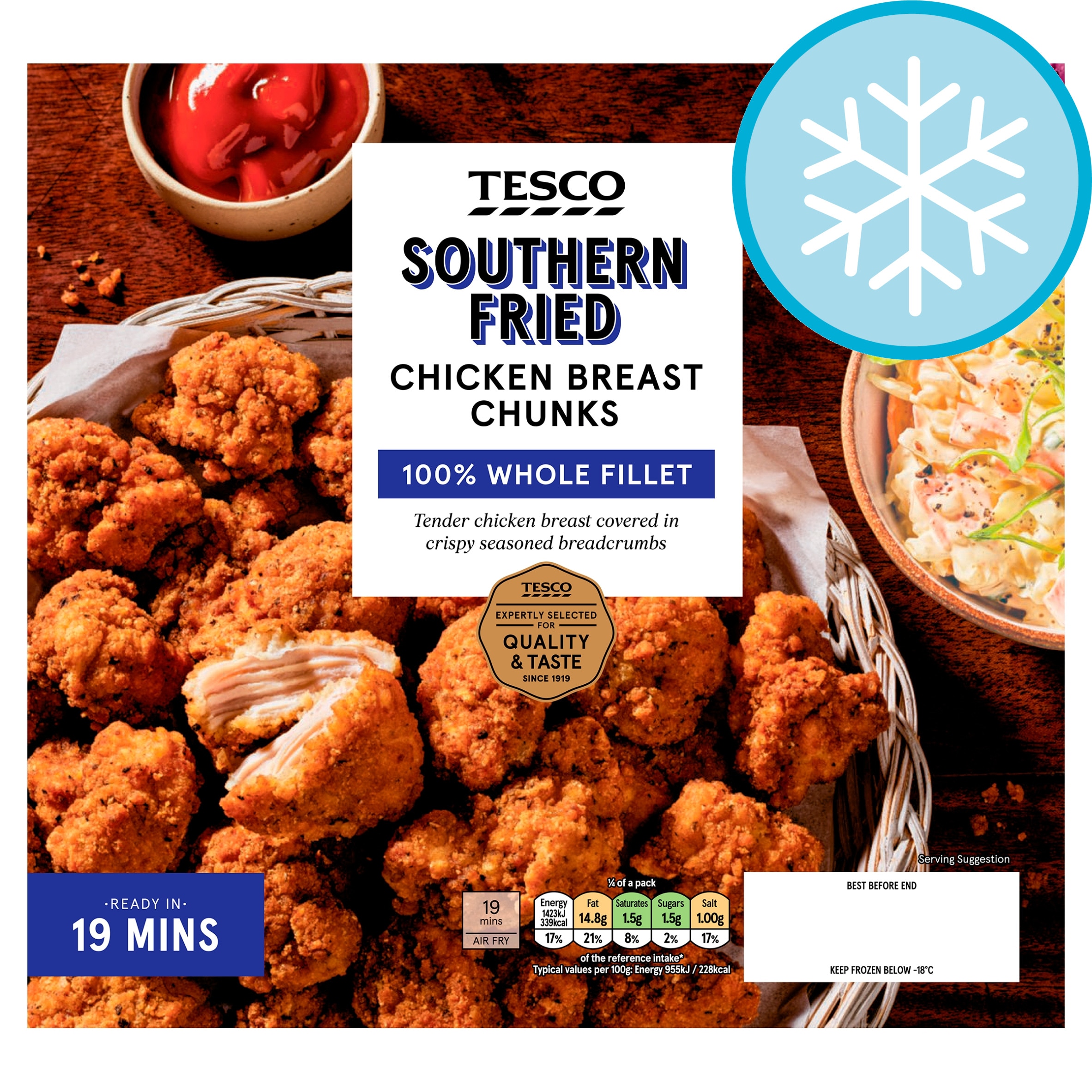 Tesco Southern Fried Chicken Breast 650G