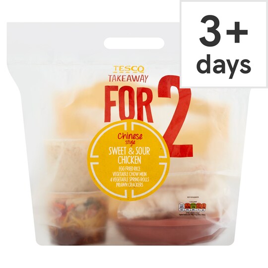 Tesco Takeaway Meal For 2 Sweet & Sour Chicken 1.12Kg