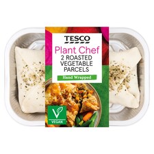 Tesco Plant Chef 2 Roasted Vegetable Parcels 300G