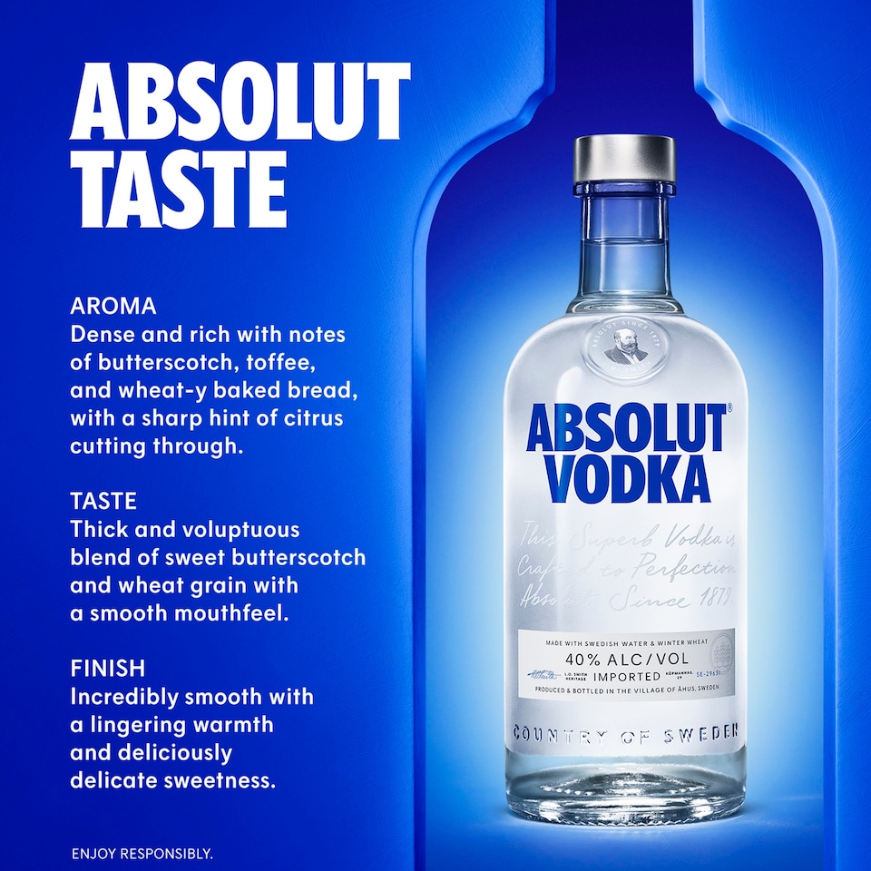 image 1 of Absolut Swedish Vodka 70Cl