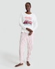 image 2 of Coca-Cola Holidays Are Coming Pyjama Set in Multi White