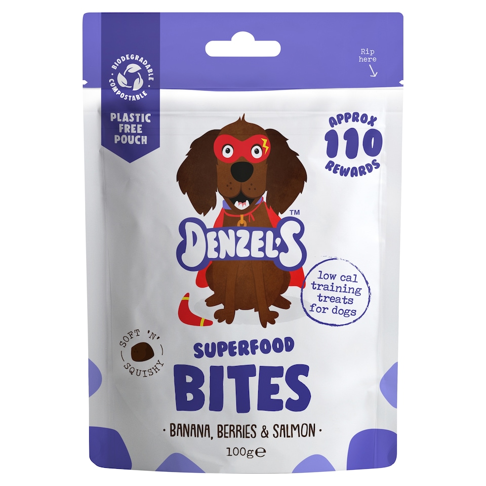 Denzel's Superfood Bites For Dogs 100G