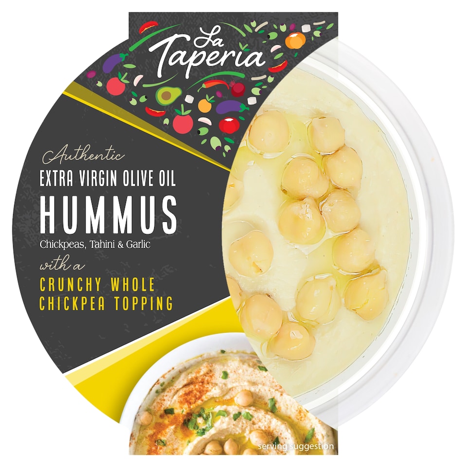 LA TAPERIA EXTRA VIRGIN OLIVE OIL HUMMUS 200g