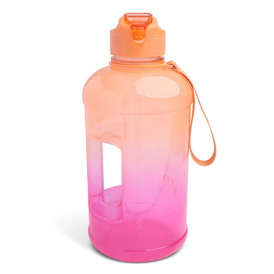 image 1 of Core Kitchen Ombre Pink/Orange Impulse Reusable Water Jug 2.2L