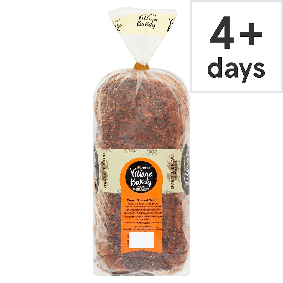 Jones Village Bakery Tasty Super Seeded Loaf 800g