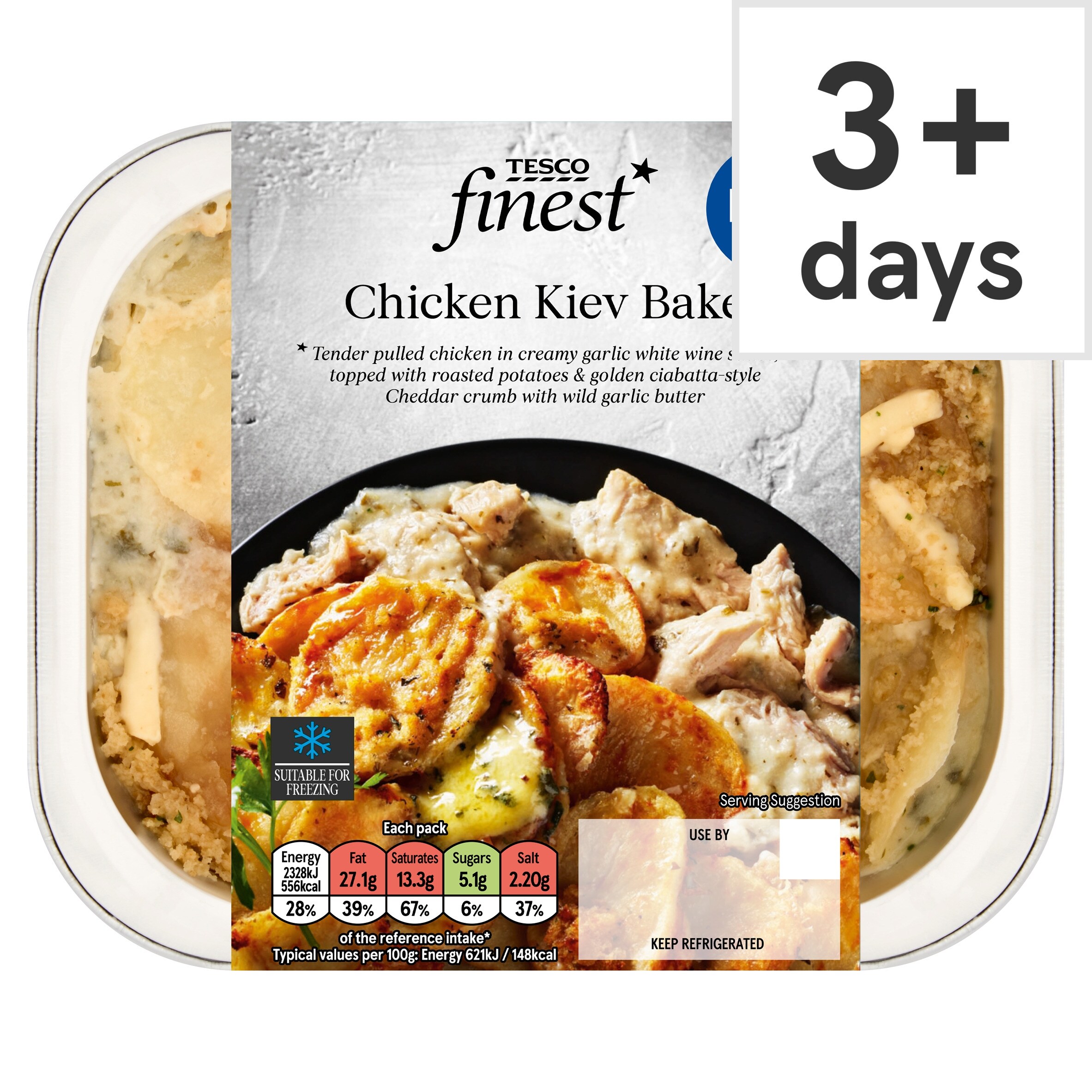 Tesco Finest Chicken Kiev Bake 400g