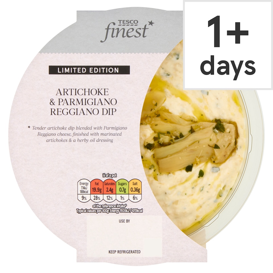 Tesco Finest Artichoke & Parmigiano Reggiano Dip 160g