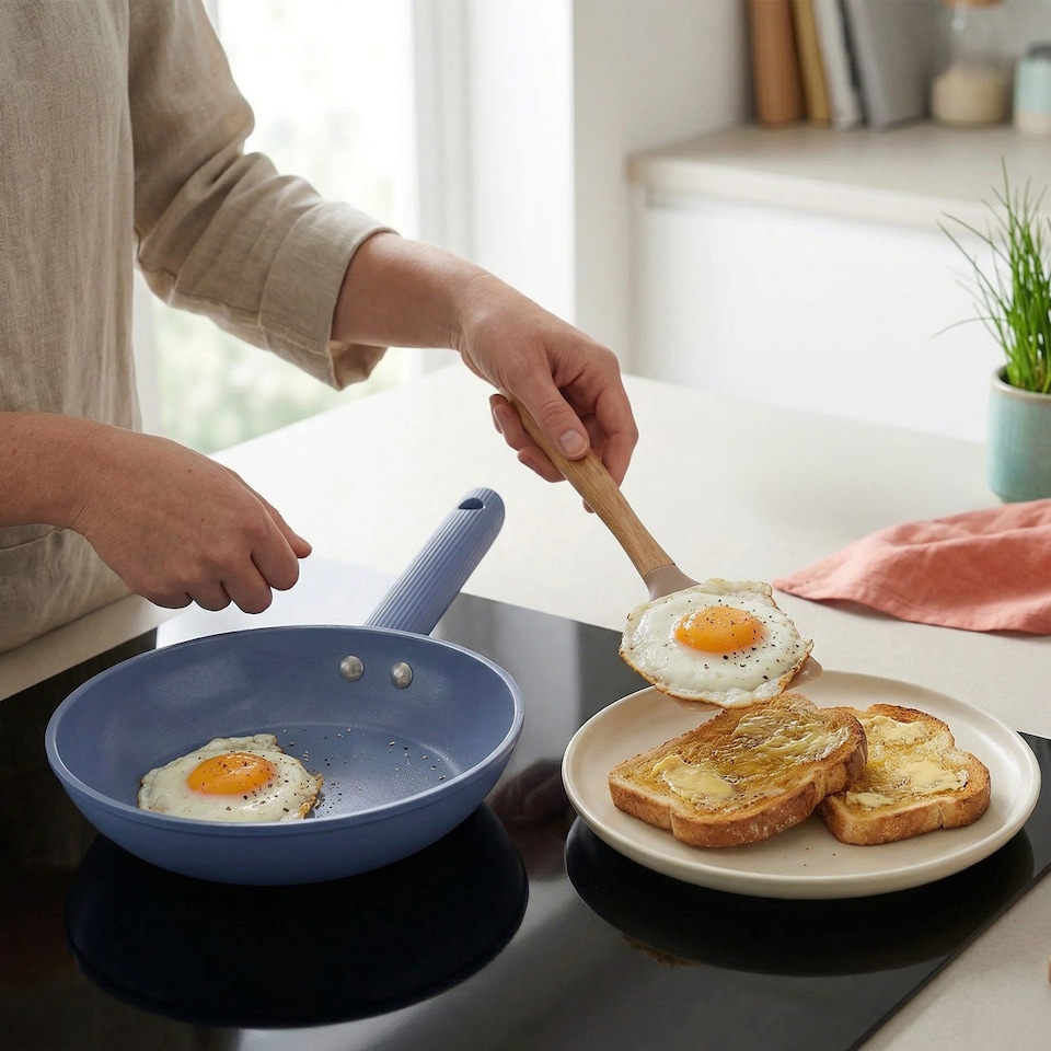 image 1 of Progress Mellow Blue Non-Stick 20cm Frypan