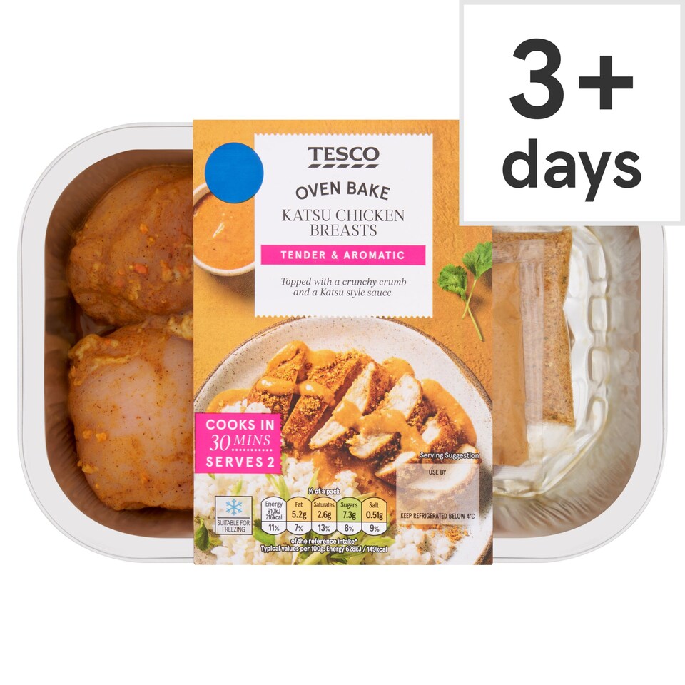 Tesco Katsu Chicken Breasts 362g 