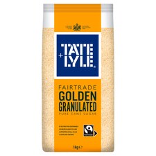 Tate & Lyle Golden Granulated Fairtrade Sugar 1Kg