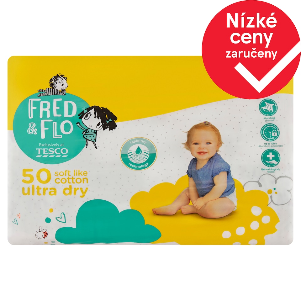 Obrázek 1 pro produkt Fred & Flo Pleny 4 Maxi 8-14 kg 50 ks