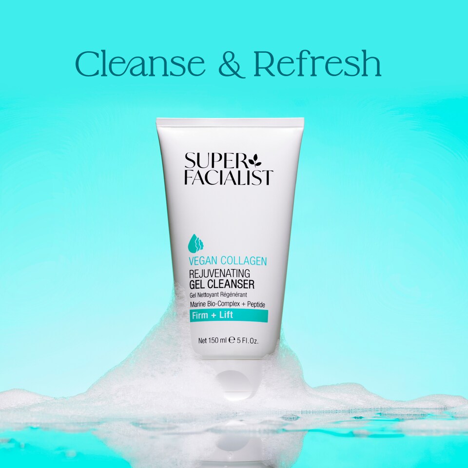 image 1 of Super Facialist Vegan Collagen Rejuvenating Gel Cleanser 150ml
