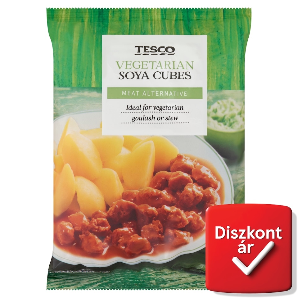 Tesco extrudált szójakocka 100 g