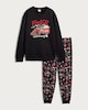 image 4 of Coca-Cola Pure Cotton Christmas Print Pyjamas in Red