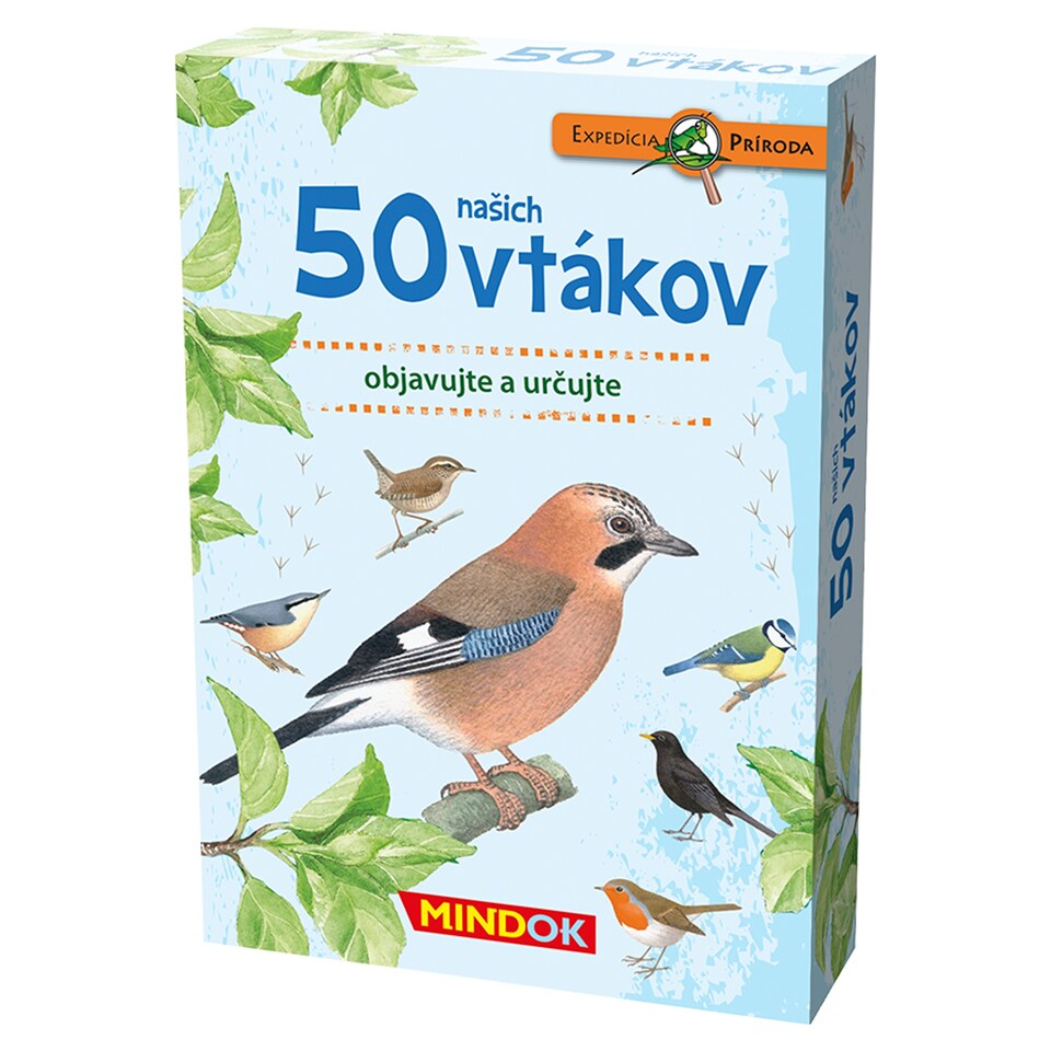 Mindok Expedícia príroda 50 našich vtákov