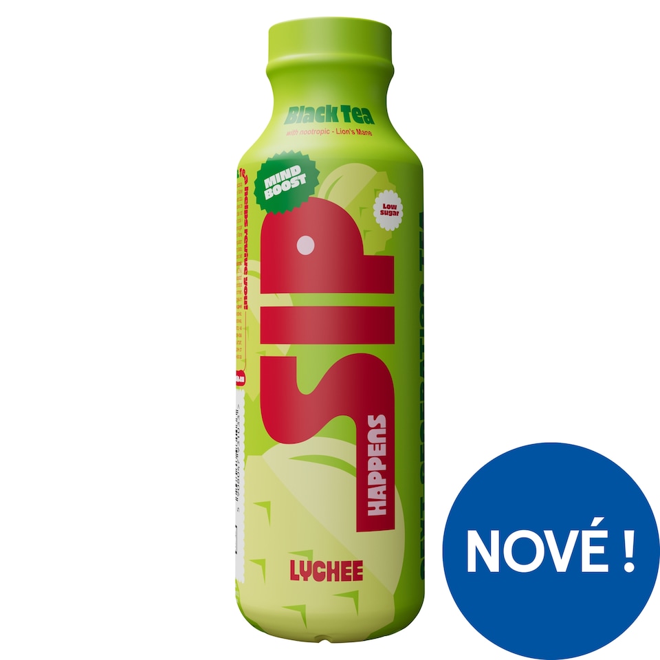 Sip Neperlivý nápoj s extraktem z černého čaje s příchutí liči 500ml