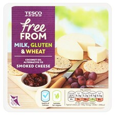 Tesco Free From Coconut Oil Alternative To Smoked Cheese 200G