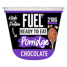 FUEL10K Ready to Eat Protein Porridge Oat Cereal Pot Chocolate 210g