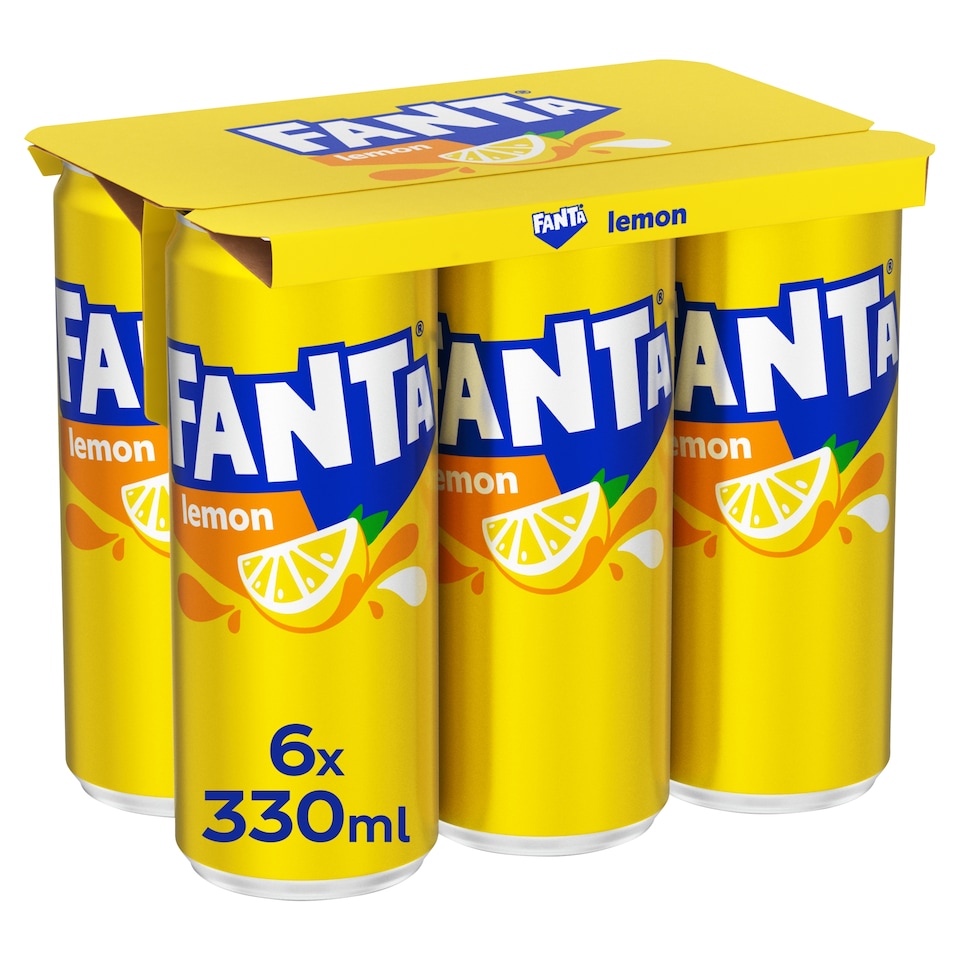 Fanta Lemon Soft Drink 6x330ml