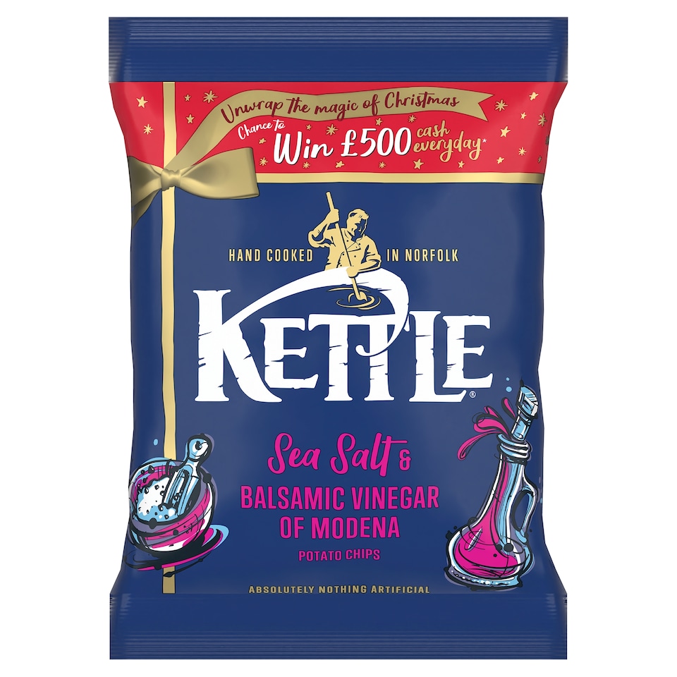 Kettle Chips Sea Salt & Balsamic Vinegar Crisps 40 G