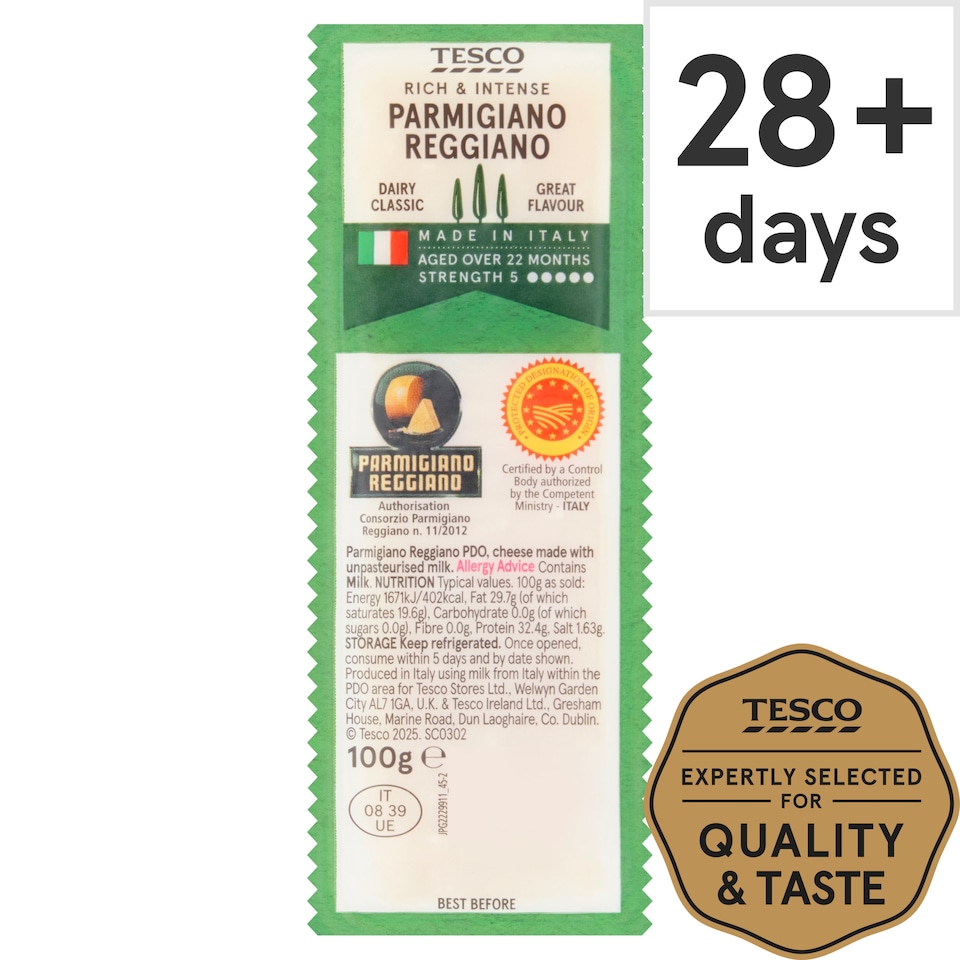 Tesco Parmigiano Reggiano 100G