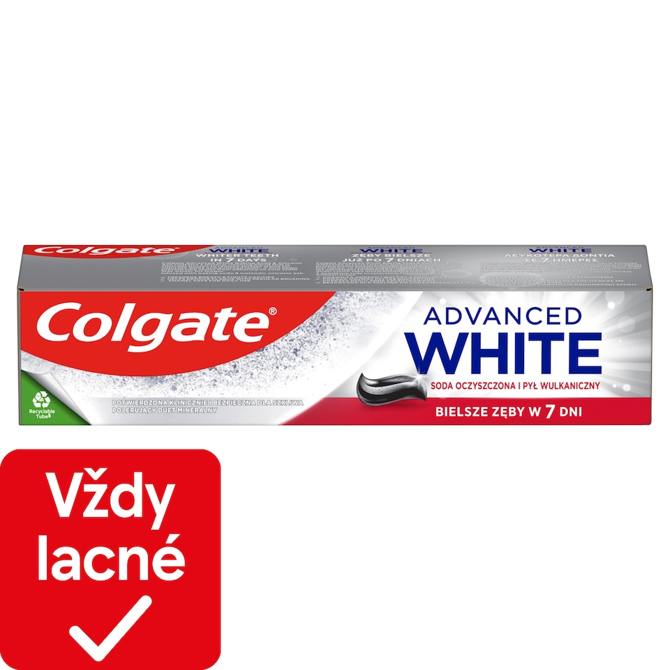 image 1 of Colgate Advanced White Baking Soda & Volcanic Ash Toothpaste