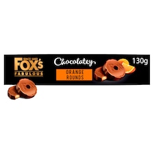 Fox's Biscuits Chocolatey Orange Rounds 130G