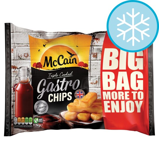 Mccain Triple Cooked Gastro Chips 1.2Kg Tesco Groceries