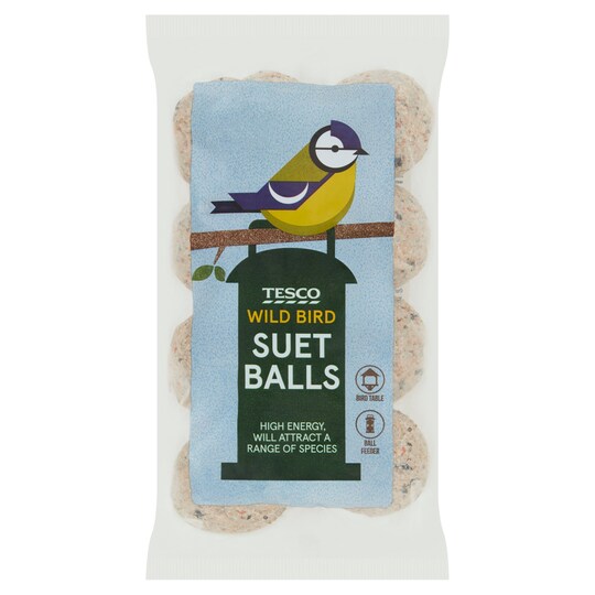 Tesco Wild Bird Suet Balls 8 Pack Tesco Groceries