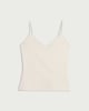 image 4 of F&F Polyamide Scoop Neck Vest in Cream