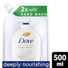 Dove Fine Silk Caring Liquid Soap Handwash Refill 500ml