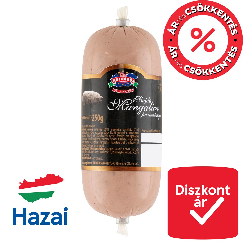 Hajdúhús Hajdú mangalica parasztmájas 250 g
