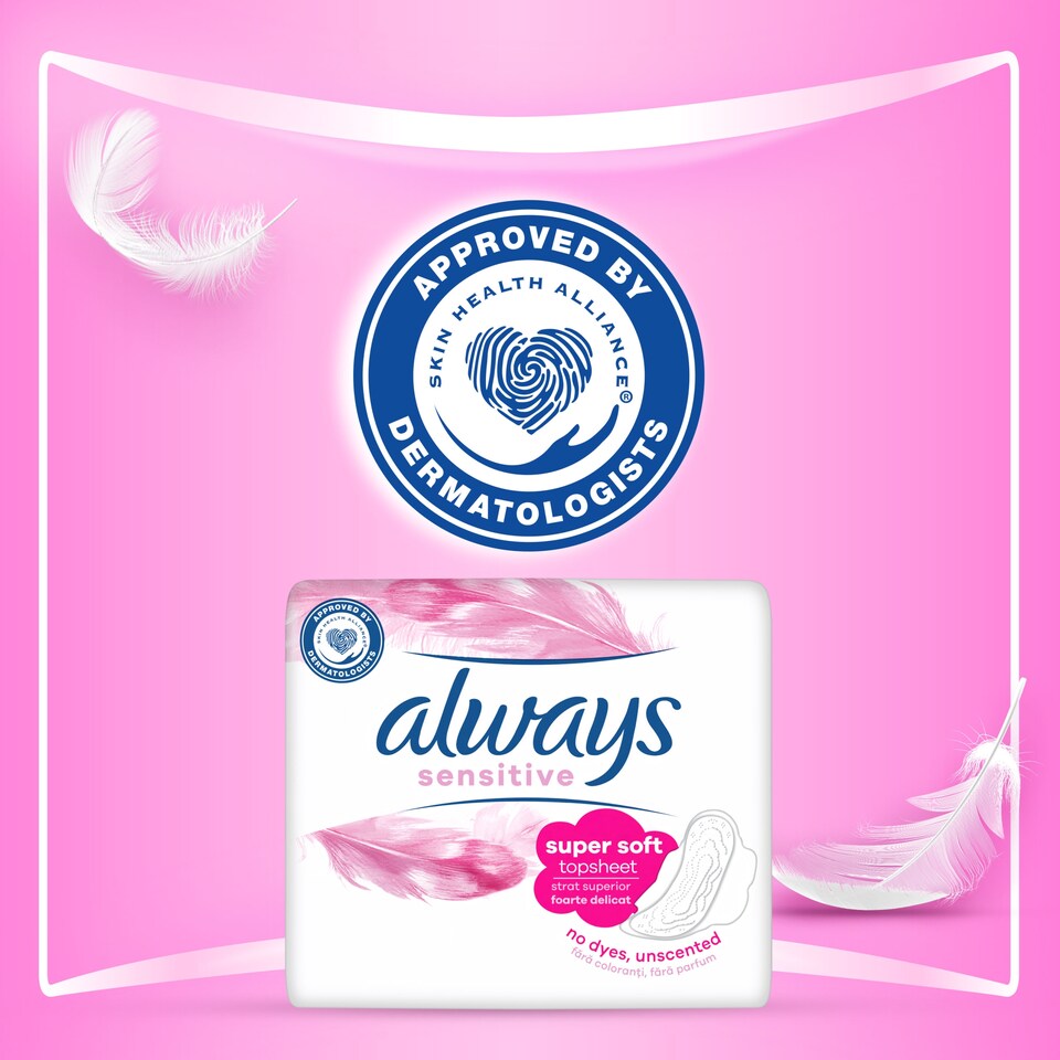 image 1 of Always Sensitive Normal Plus Ultra (Size 1) Sanitary Towels Wings 40 Pads