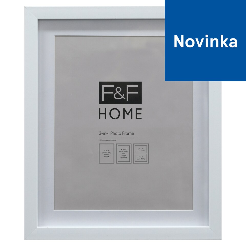 F&F Home White 3 v 1 rámik