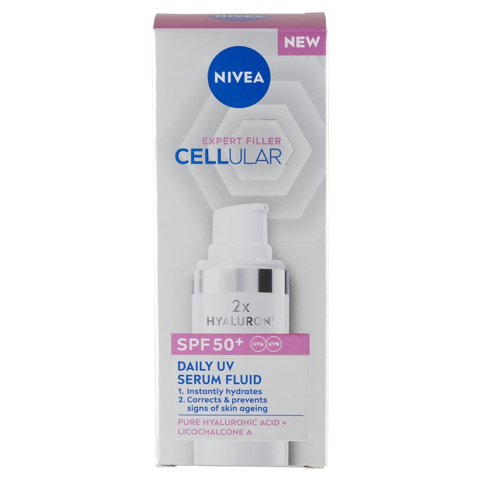 NIVEA Cellular Expert Filler nappali arcápoló UV szérum fluid FF50+ 30 ml  1. kép