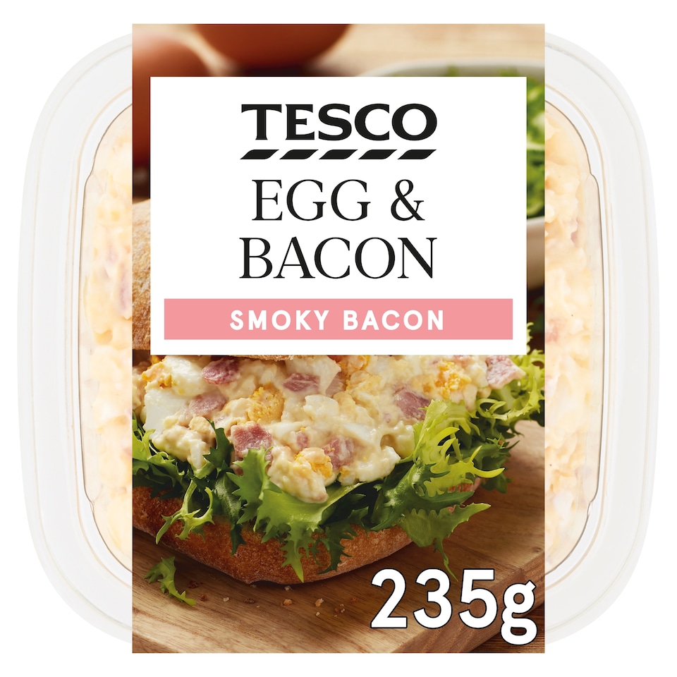 Tesco Egg & Bacon Sandwich Filler 235g