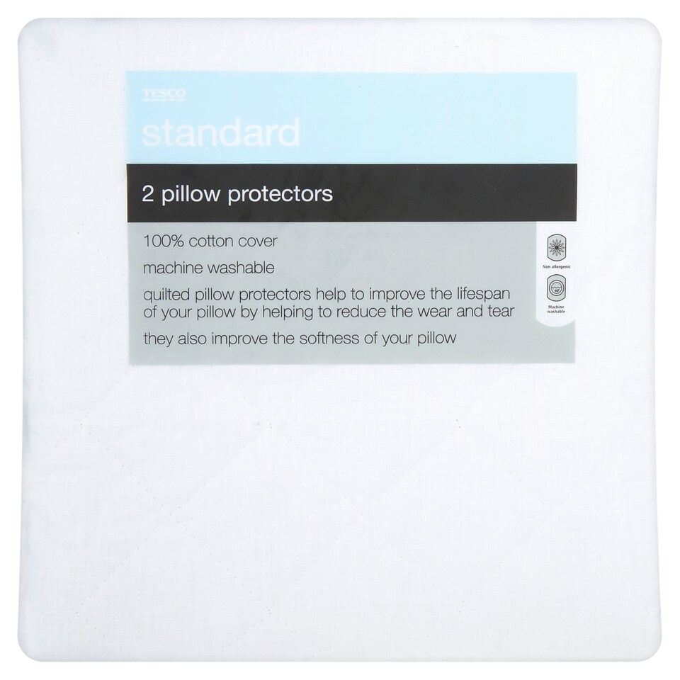 Tesco Quilted Pillow Protector2pk