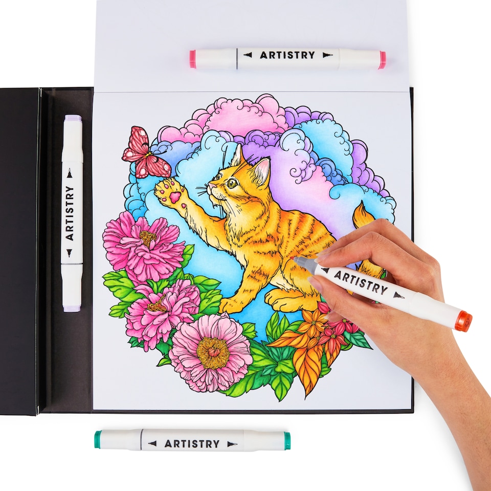 image 1 of Hunter Price Artistry Colouring Pens Set