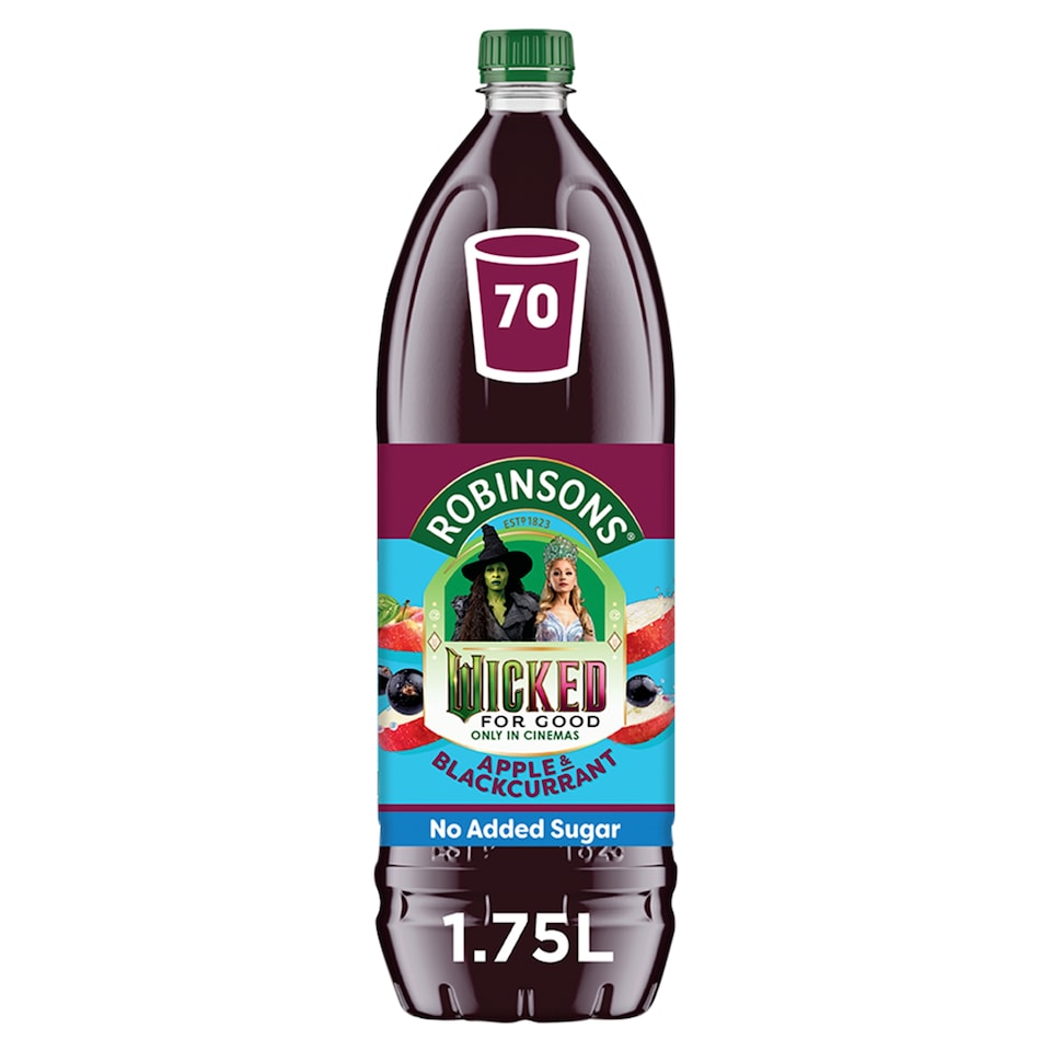 Robinsons Double Strength Apple & Blackcurrant Squash 1.75L