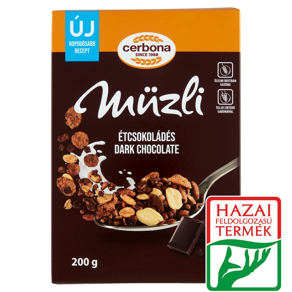 Cerbona étcsokoládés müzli 200 g